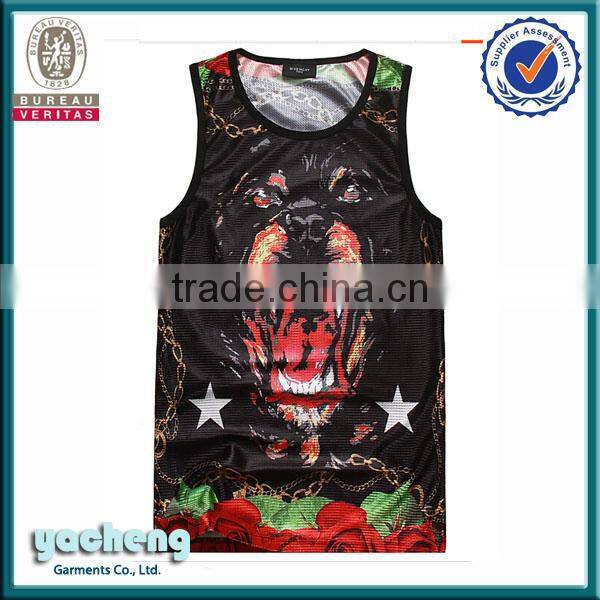 all over print vest Product Type vest men Gender american flag tank top/vest for man OEM Service 3d printing tank tops /vest