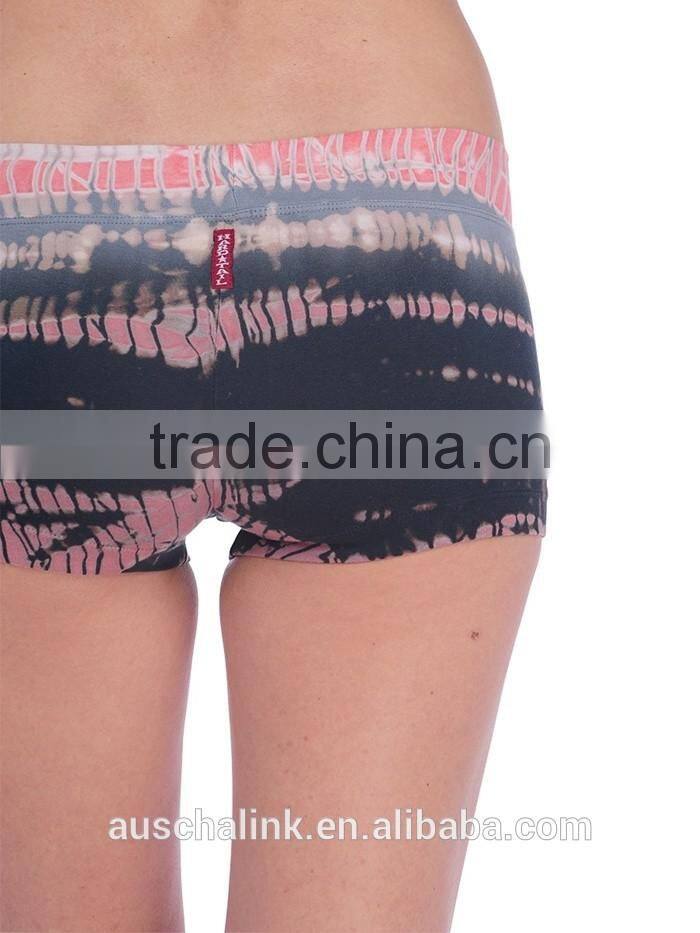 new style wholesale lady custom print booty shorts OEM service