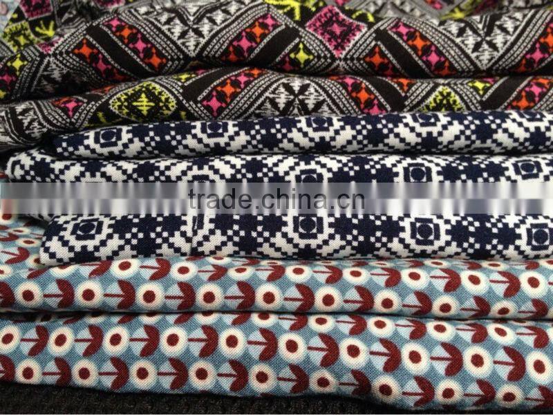 Manufacturer Printed viscose fabric for skirt or lady't garments