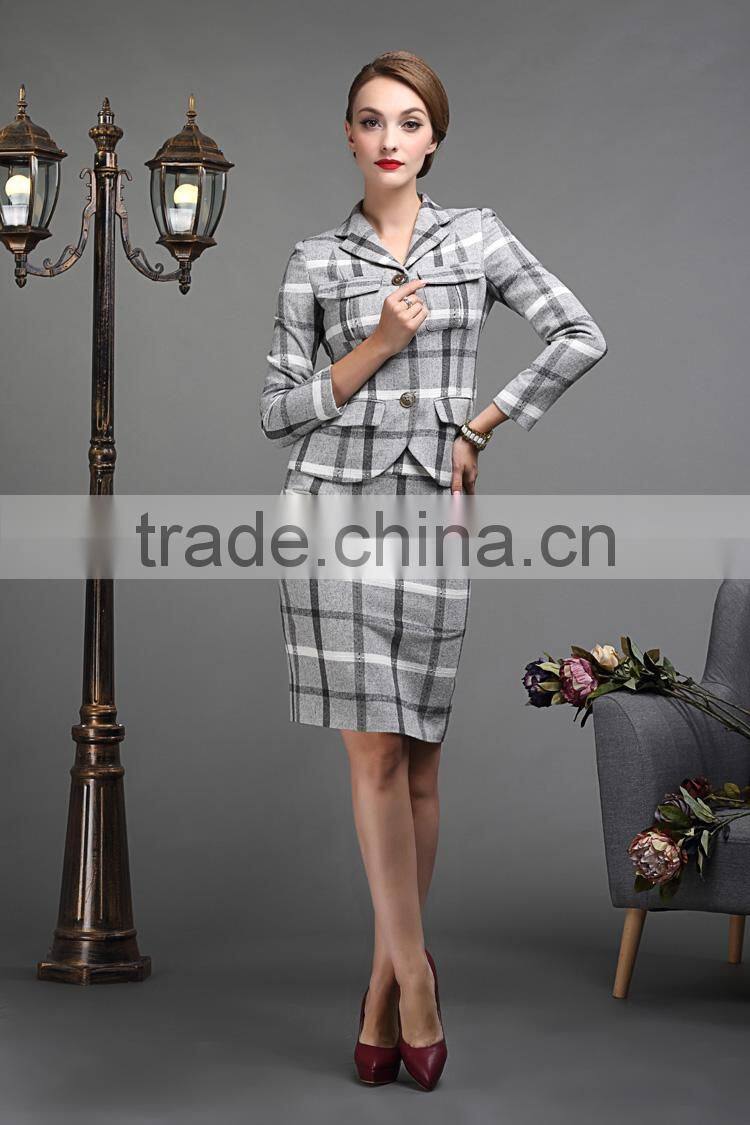 fashion ladies skirt suits custom women suit WMS27
