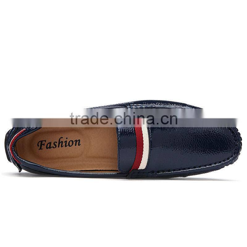 high quality cow leather casual shoes sample fashion for men, adults casual peas shoes made in china factory