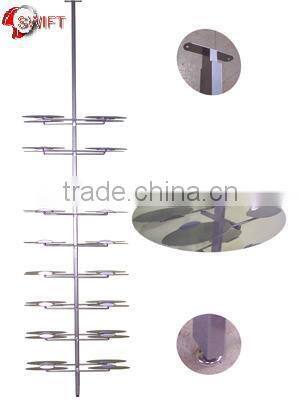 Men sport shoes display fixture 100 pair shoe rack display shelf