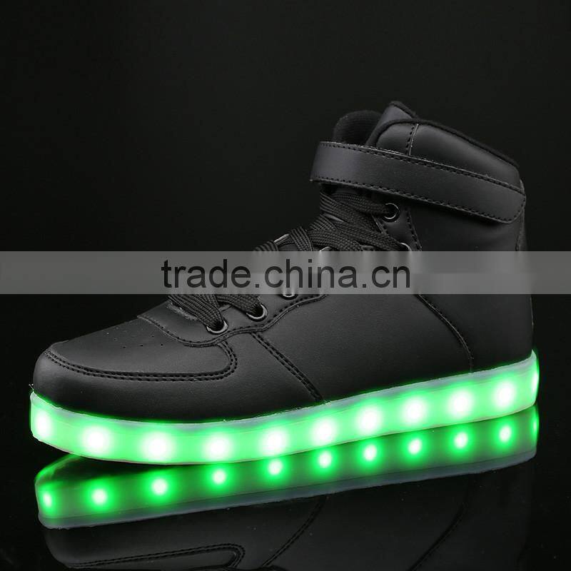 HFR-T330 2016 latest design high top led men shoes