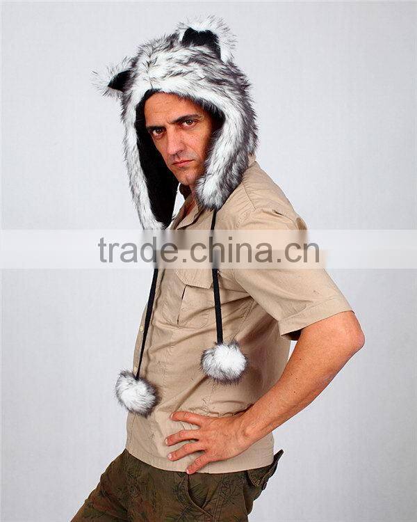 Durable best selling carniva animal printed wool felt hood hats