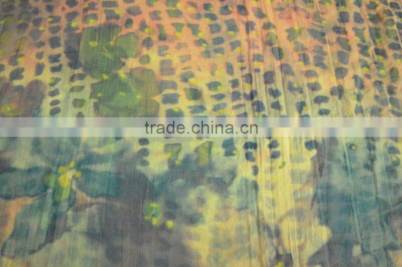 2017 Fashion women new coming summer spring print leopard floral 100%viscose new scarf shawl