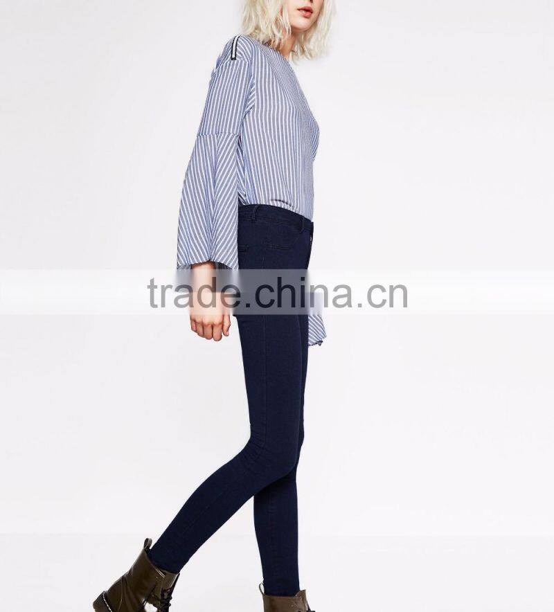 2016 custom fashion apparel young girl plain dark blue summer sexy women jeans shorts short pants half pants cotton girls