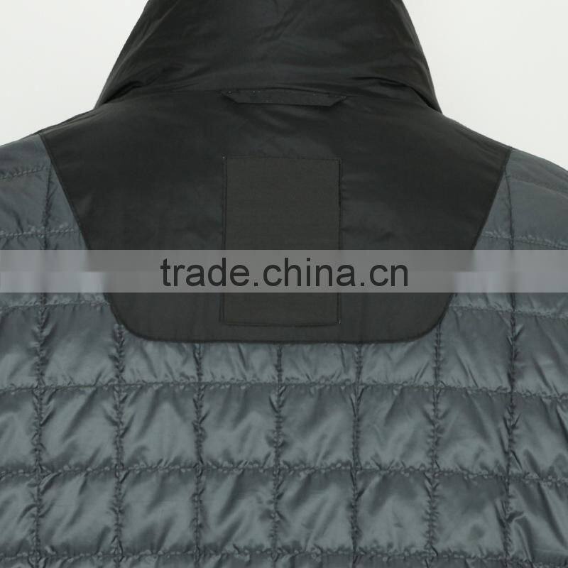 Men's Mulit Pockets Business Coat Type Jacket With Hidden Hood