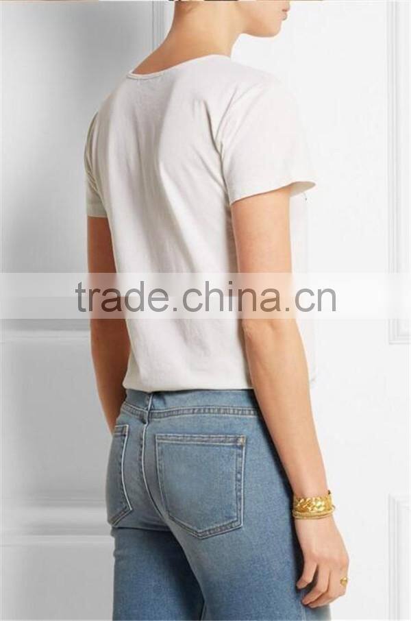 fashion women double t shirts design