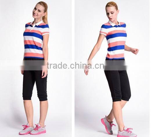 2017 new product China wholesale Professional good quality low price cheapest custom print women short sleeve Polo shirt