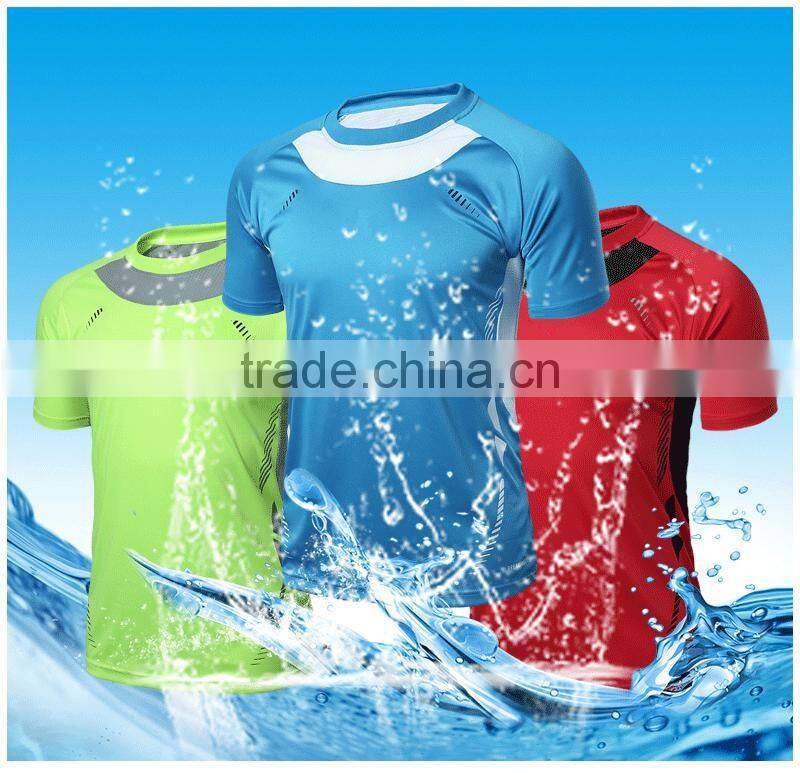 Outdoors New Arrival Mens Short Sleeve Dry Fit Running T shirt Wholesale Polyester