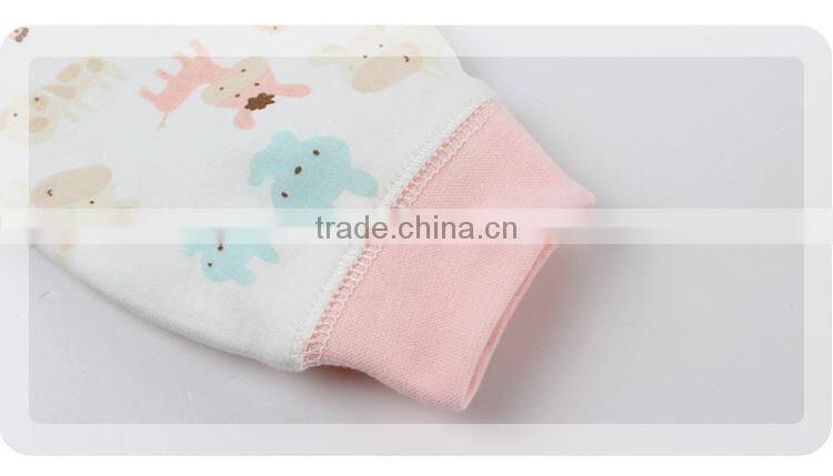 Wholesale long sleeve cute baby pajamas new design children clothing sets