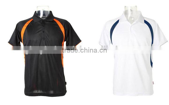 Mens color combination dry fit polo shirt design