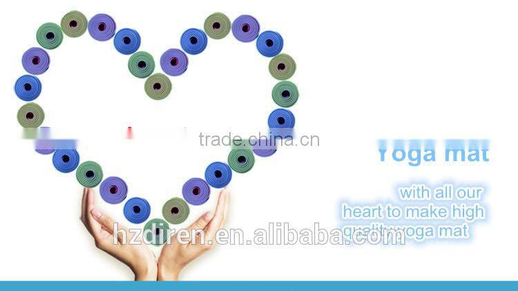 Eco-friendly Anti-Slip Yoga Mat,PVC Foma yogamatte and pilates mat