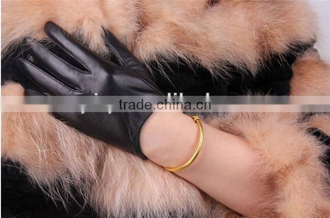 wholesale fashion sheep leather gloves