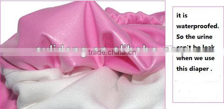 waterpoofed printing baby wizard cloth diaper with pocket design / nappy diaper