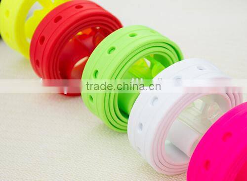 Popular Customized Colorful Silicon Golf Belt