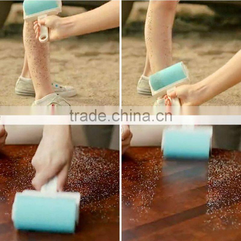 2016 Hot Sale Sticking Dusting Roller Super Sticky Washable Dust Lint Roller With Cover for Fluff Pet Hair Dust Remover Lint