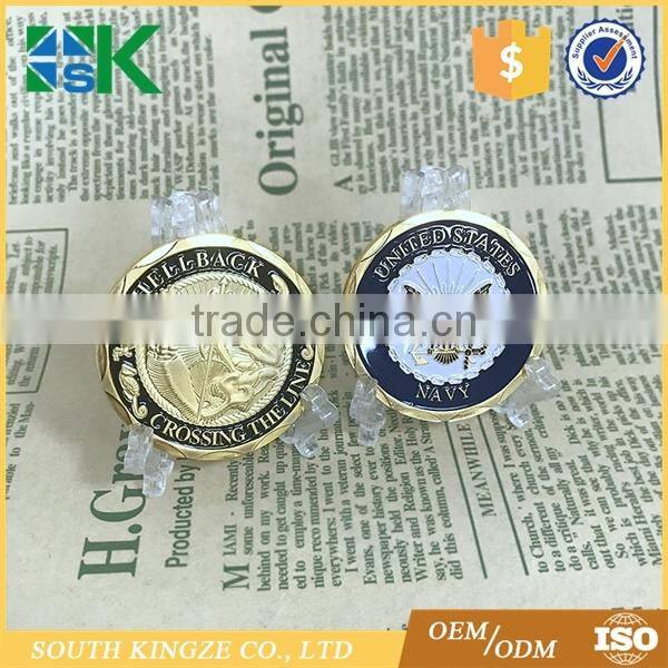 Eagle Crest United States Navy Shellback Challenge Coin medallion