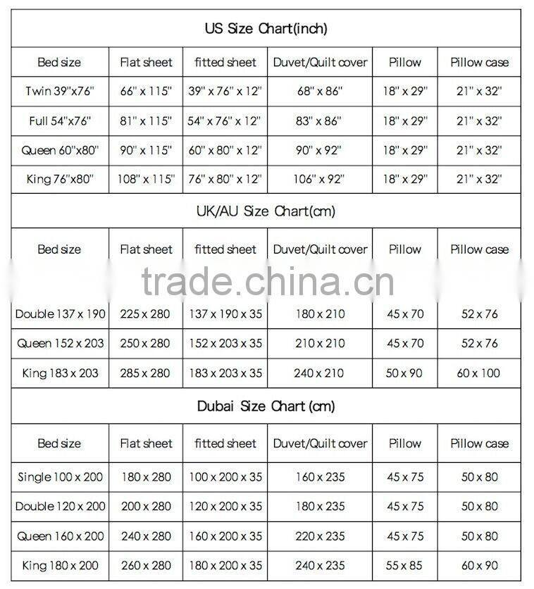 Hotel Linen Bedding Sets - Bed Sheet / Bed Cover / Pillow/pillow case