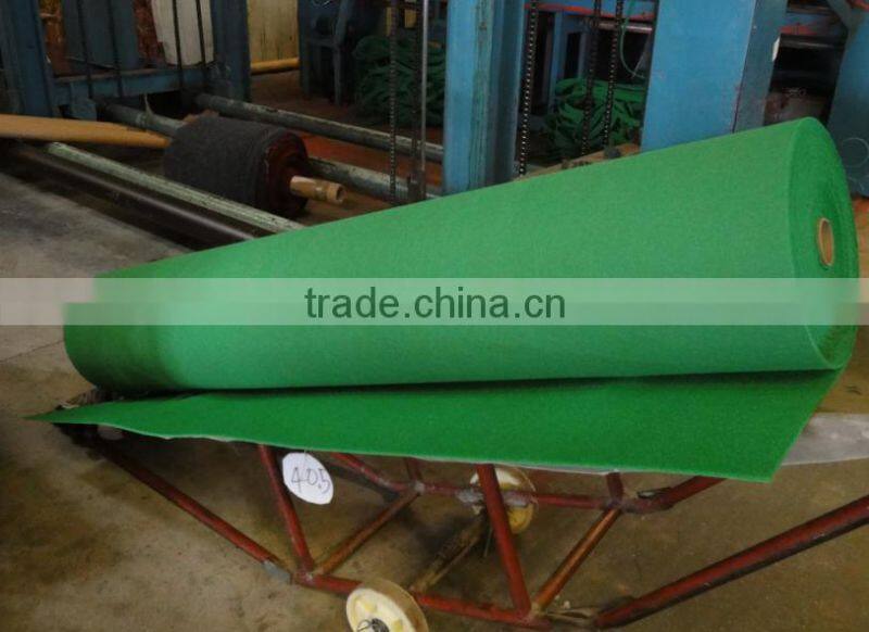 nonwoven polyester plain exhibition carpet with protective film