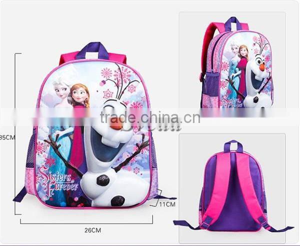 HOT Sale Frozen School Bag Children Backpack Elsa Anna Boy Girl Kids Gift