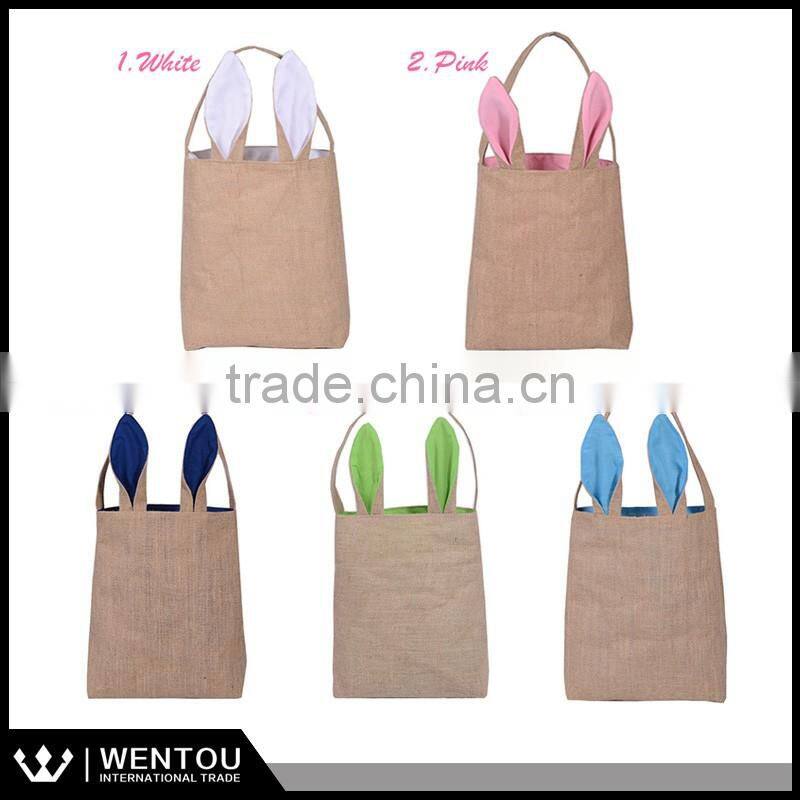 Wholesale Easter Burlap Bunny Baskets