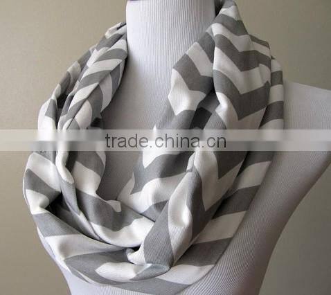 2015 fashionable winter warm chevron knitted cotton scarf wholesale children cotton shawl