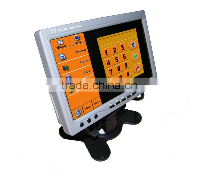 7" Stand-alone Monitor for car/rearview mirror with camera/car backup mirror monitor