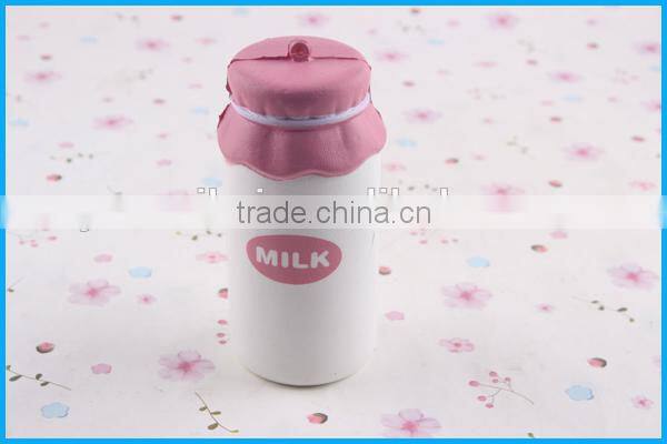 Super quality PU milk bottle slow rising squishy toys