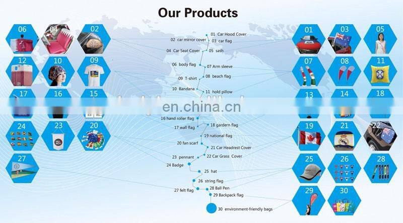 Custom flag promotional roadside display flag stand