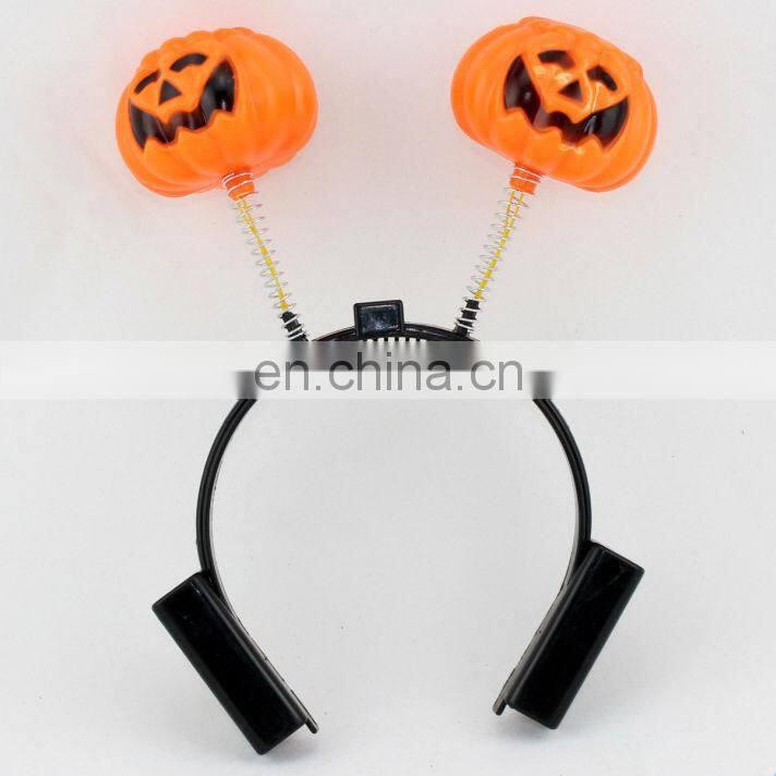 LHW-106 Halloween pumpkin headband with LED light