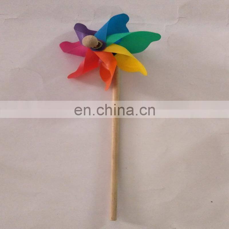 Hot-Sell High Quality Plastic Rainbow Outdoor Decoration Windmill