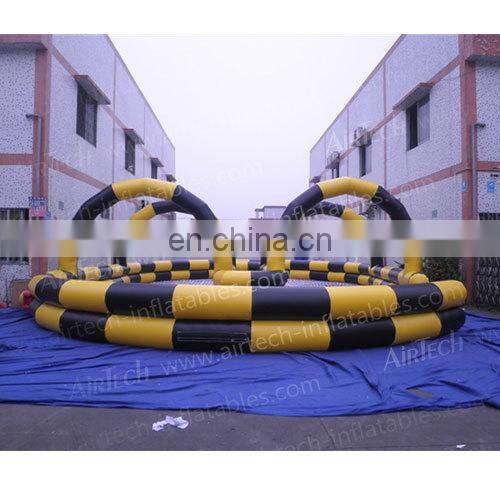 High quality inflatable car track for human