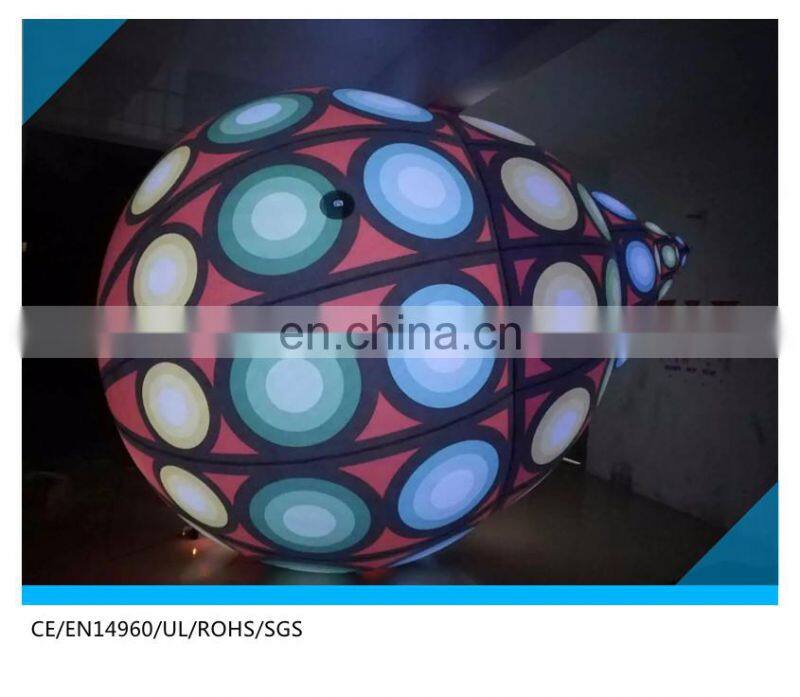 led conch shell inflatable helium balloon/ light helium balloon