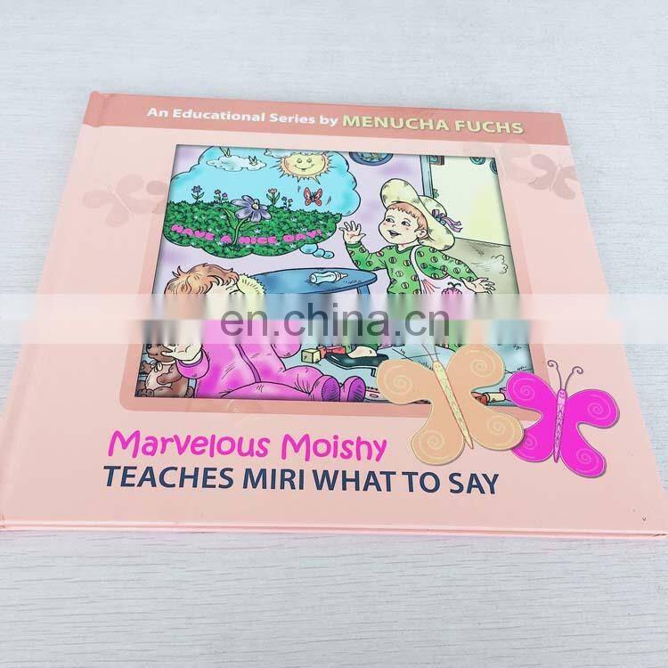 Custom matt printing full color printing hardcover series story book with perfect binding