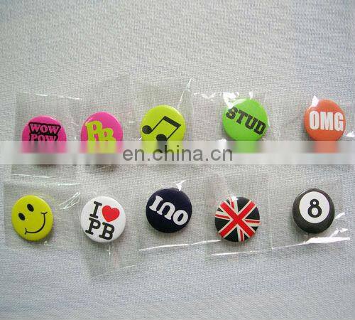 flashing smiley face pin badges