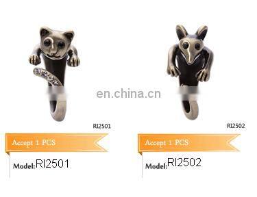 Wholesale Cheap New Silver Skull Ring for small finger