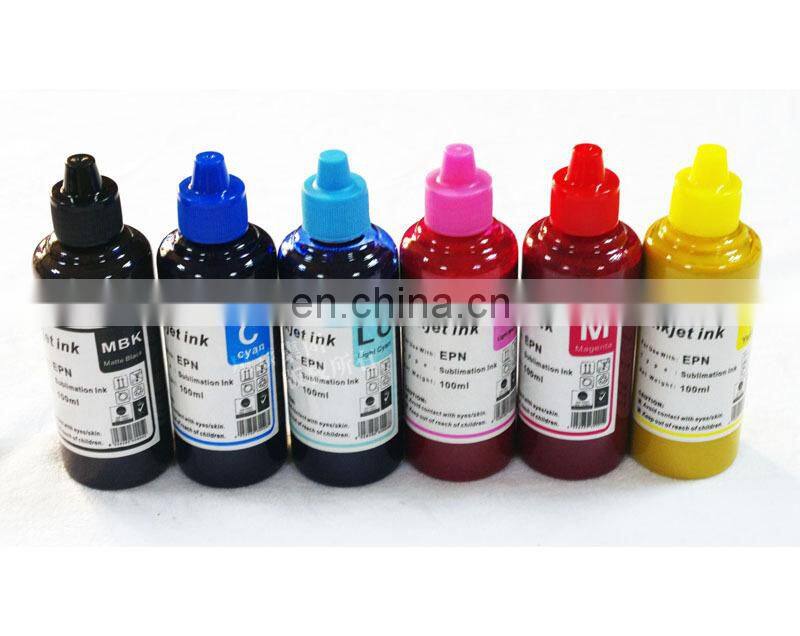 6colors Sublimation Ink Thermal Transfer Ink Sublimation ink for ciss
