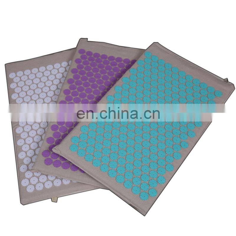 High Quality Coconut Fiber Acupressure Mat and pillow set