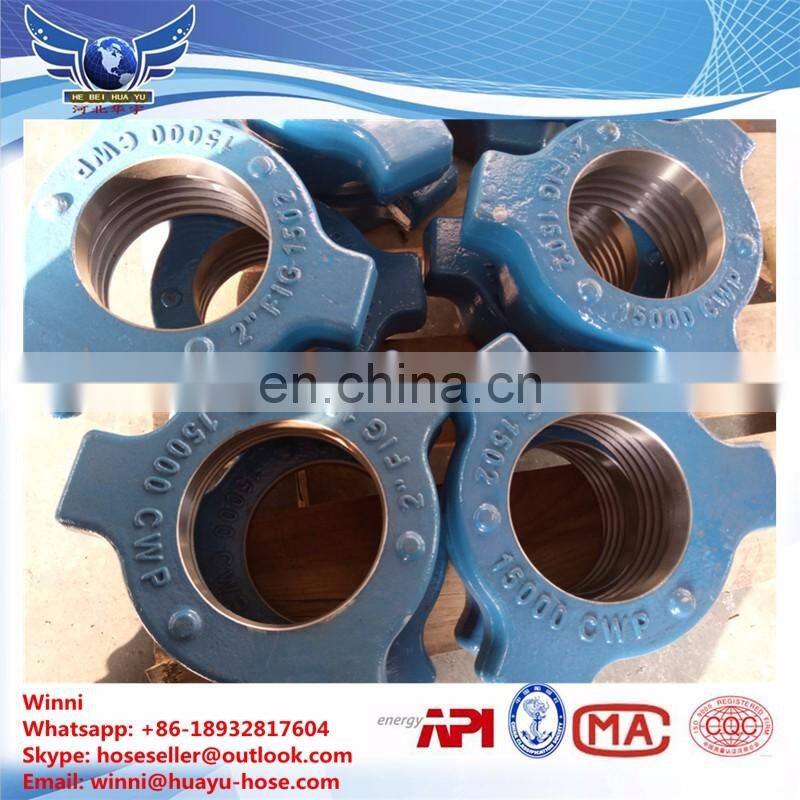 api spec fmc weco fig 206 602 1502 hammer wing union for oilfield usage