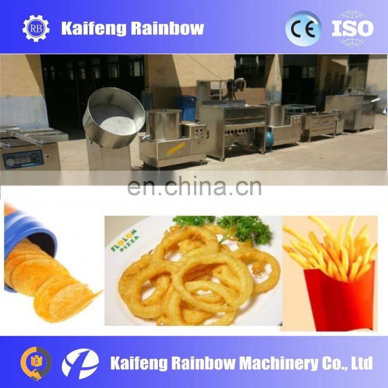 Automatic Electrical potato powder making compound potato chips frying machine potato chips making machine