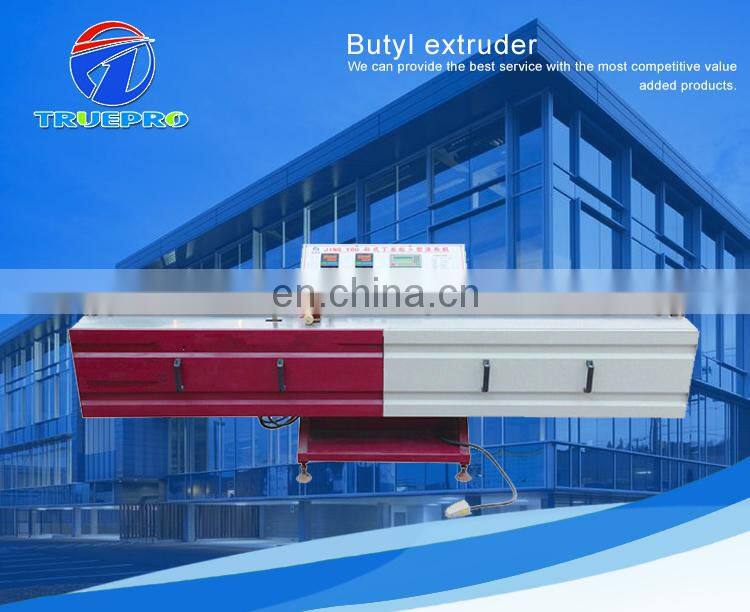 Efficient double glazing argon butyl rubber coating machine for sale