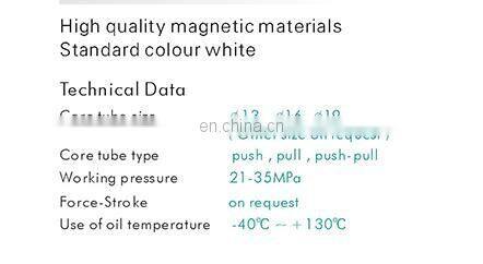 Solenoid core for hydraulic valve , high performance tube without being stuck
