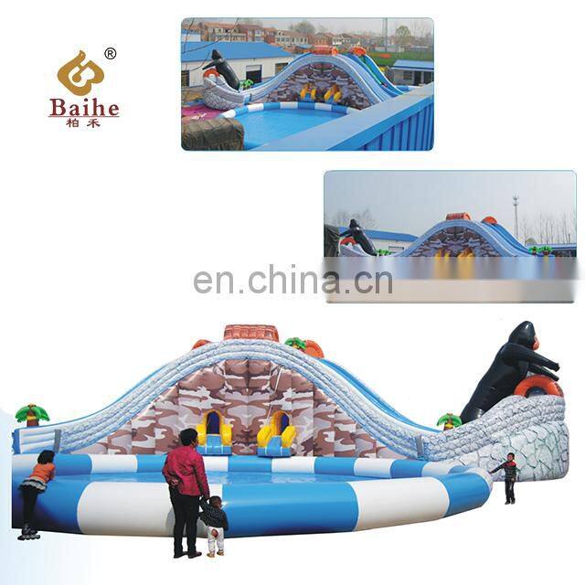 Inflatable obstacle course inflatable water slide for kids