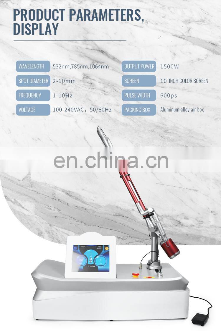 Powerful Q Switch! nd yag laser/ Pico second q switched nd yag laser pico laser