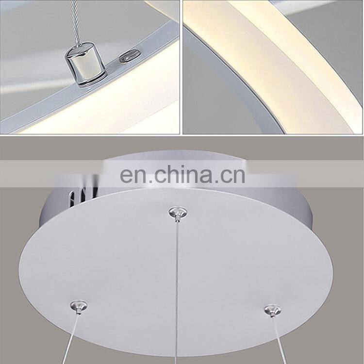 2019 hot sale modern acrylic chandelier for party from Zhongshan