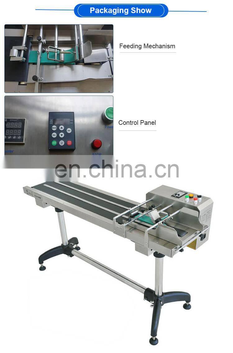 Automatic High Speed Card Paper Labels Plastic Bags Paging Machine