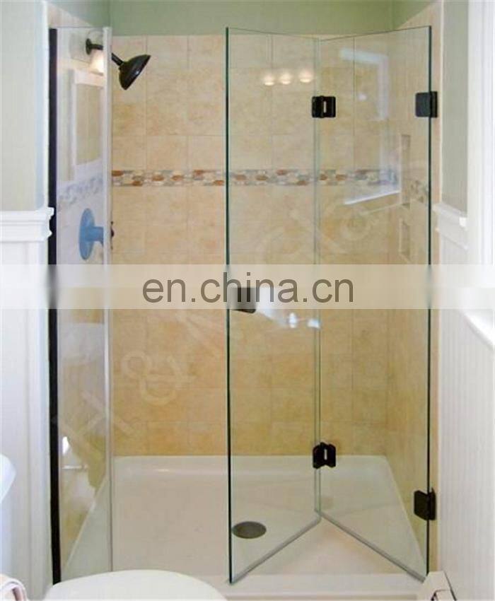 Clear Tempered Glass Shower Inclosure Glass Shower Screen Chinese Wholesaler