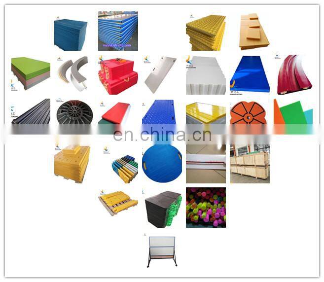 Construction plastic RV ground protection sand trackway mats system