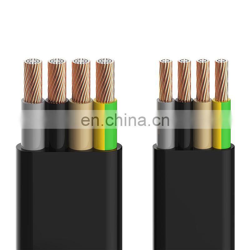 cable 3/4 cable 3core 4mm deep well submersible pump rubber cable
